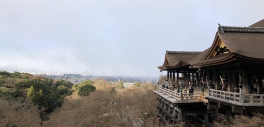 2021年大晦日朝。京都、清水寺
